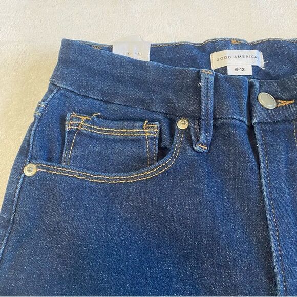 GOOD AMERICAN GOOD WAIST SKINNY JEAN NWT - Picture 5 of 10